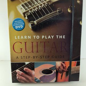 learn to play guitar  book and dvd combination set 10$ book sale  99